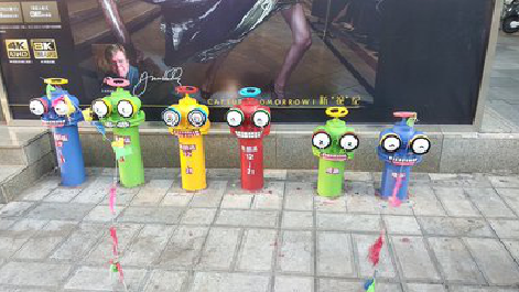 江陵商业区彩绘