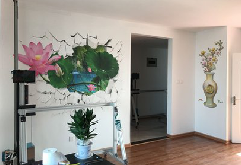 江陵墙体彩绘相比墙纸的优势。