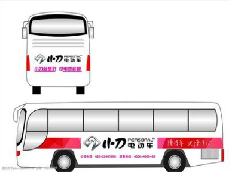 江陵公交车身贴如何完美贴合？