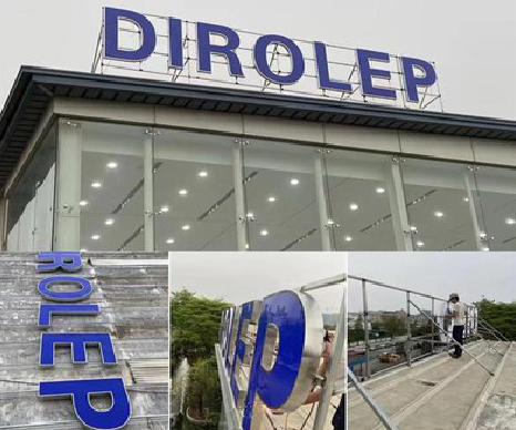 江陵楼顶发光字安装的注意事项。